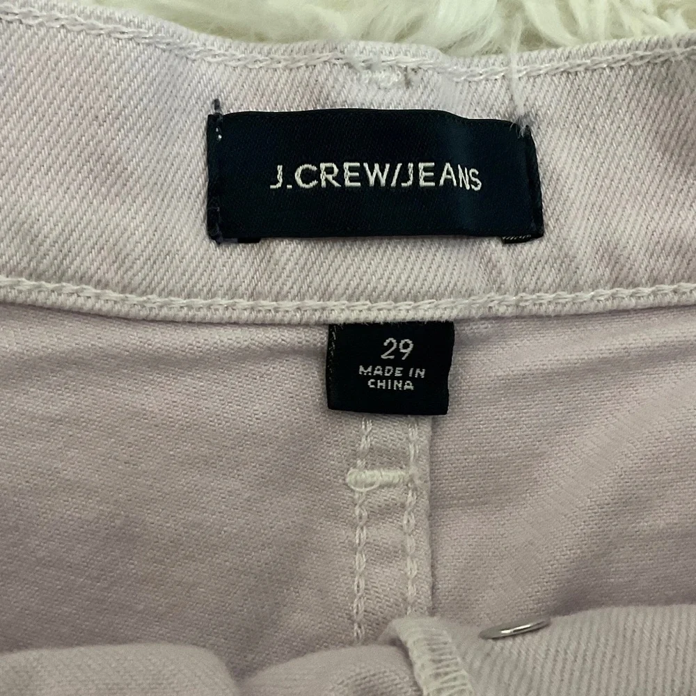 J. Crew High Rise Button Fly Jean Shorts - Lilac - Size 29‎
